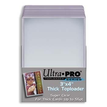 Ultra Pro 3 x 4  Thick Card 55 pt Topload Holder