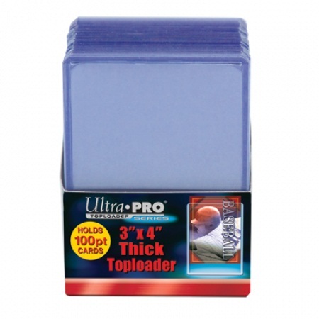 Ultra Pro 3 x 4  Thick Card 100 pt Topload Holder