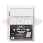 Pro 4-Pocket Currency Page (20ct Pack)