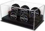 Deluxe Acrylic Five Hockey Puck Display