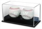 Deluxe Acrylic Two Baseball Display