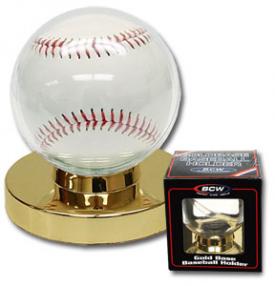 Gold Base Baseball Holder