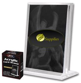 Vertical 1/2 Inch Acrylic Card Holder 