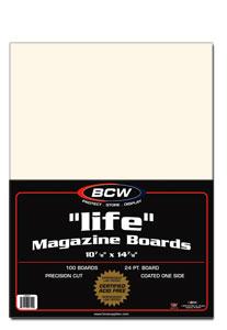 BCW Life Magazine Backing Boards  