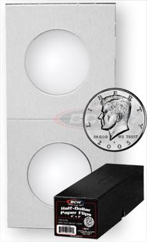 Half Dollar 2x2 Paper Flips - Boxed