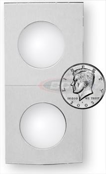 Half Dollar 2x2 Paper Flips - Bulk 