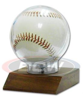 Wood Base Baseball Display