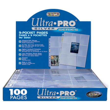 Ultra Pro 9 Pocket Silver Pages 